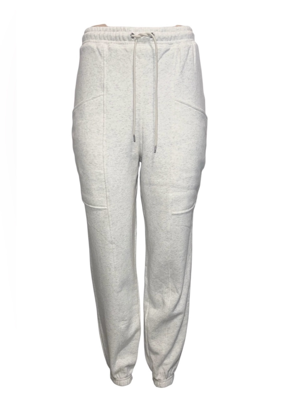 Cozi Women's Off-White/Grey Cargo Fleece
Sweatpants.